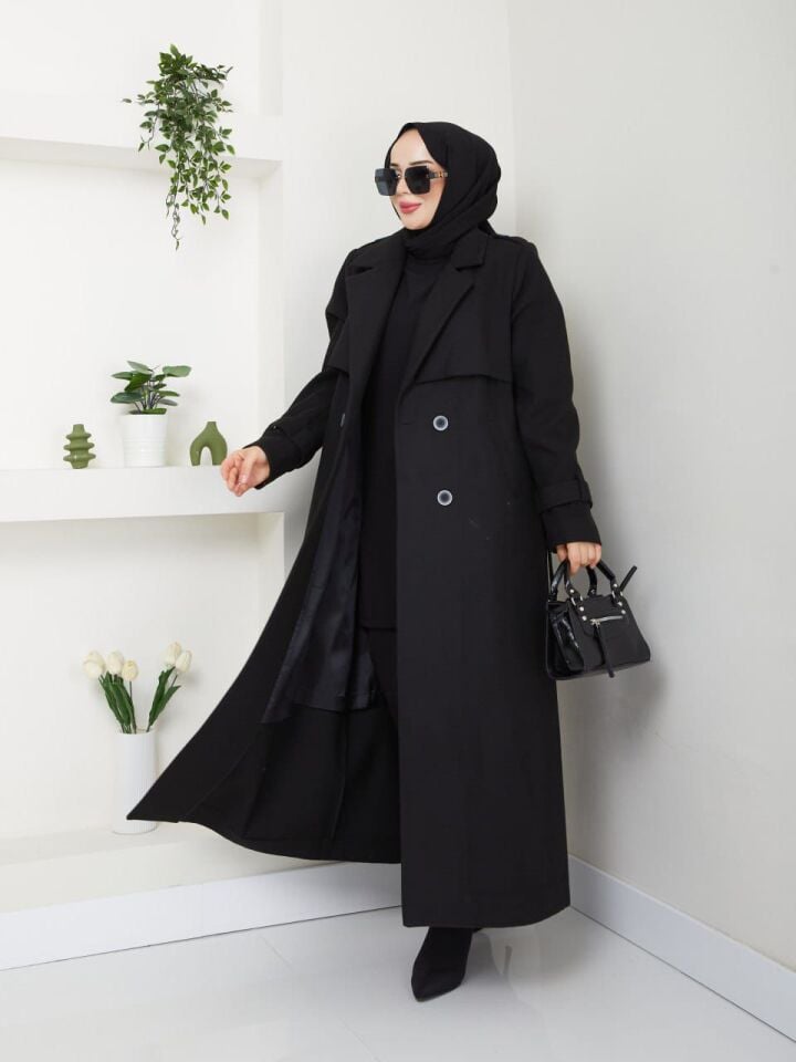 YENİ SEZON SÜPER KALİTE  EXTRA UZUN ASTARLI KALIN   TARZ SİYAH KAŞMİR KAŞE KABAN