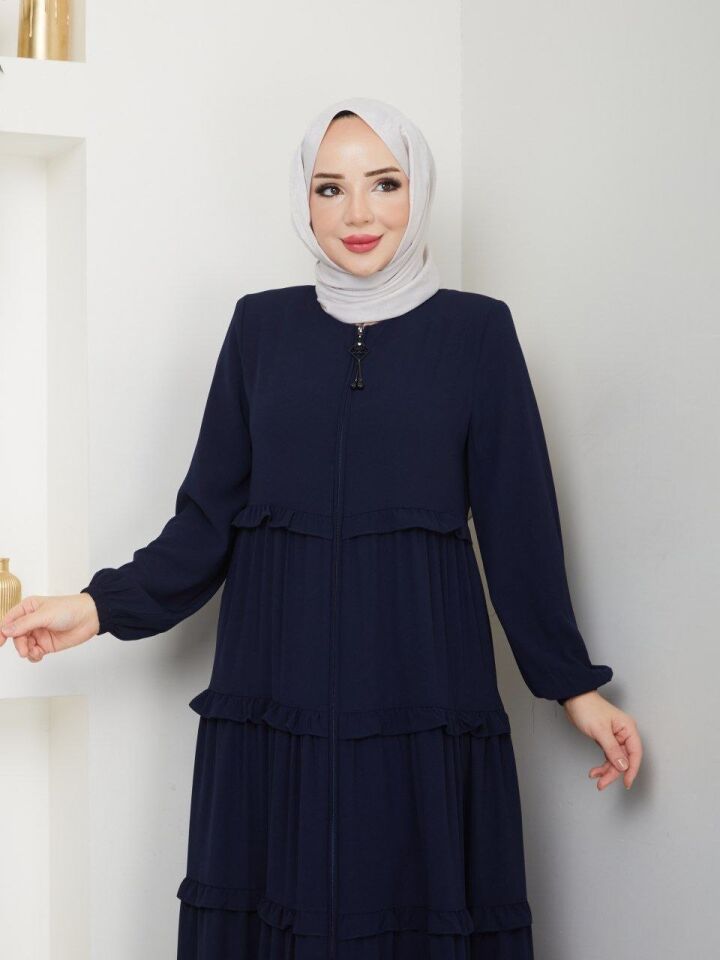 YENİ SEZON ŞIK TASARIM GENÇ TARZ YAZLIK İNCE ELBİSE FERACE  ABAYA