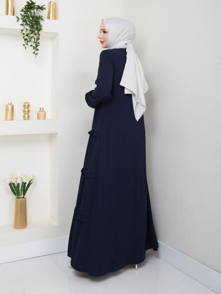 YENİ SEZON ŞIK TASARIM GENÇ TARZ YAZLIK İNCE ELBİSE FERACE  ABAYA