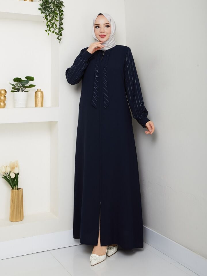 YENİ SEZON  TAŞ VE LAZER BASKI DETAYLI YAZLIK KALİTELİ ABAYA FERACE