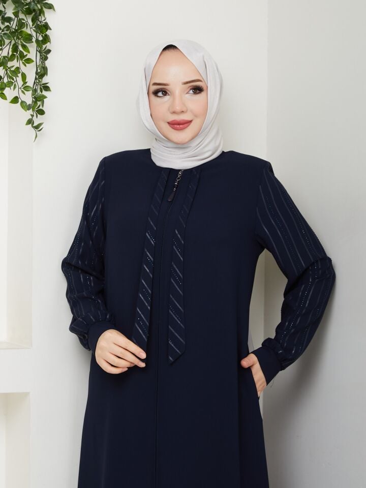 YENİ SEZON  TAŞ VE LAZER BASKI DETAYLI YAZLIK KALİTELİ ABAYA FERACE